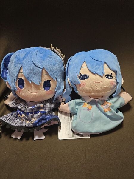 美品 ホロライブ パペットぬいぐるみ 星街すいせい プライズ 2種類セット