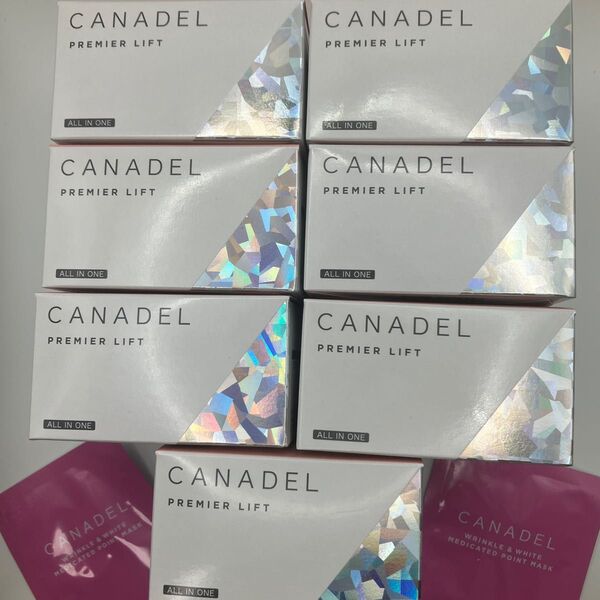 カナデル プレミアリフト 美容液ジェル CANADEL 7箱セット おまけ付き ピンク