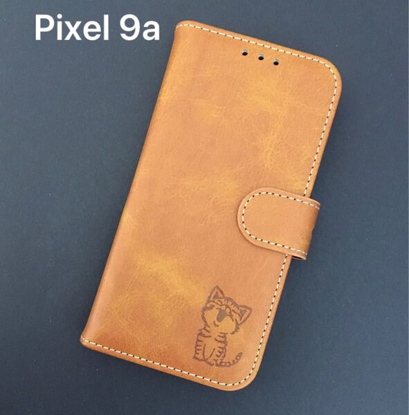 Google Pixel 9a ケース ピクセル 手帳型 かわいい 猫 猫柄