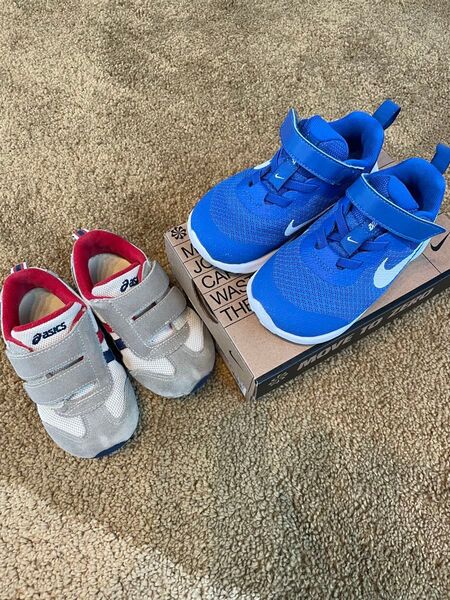 ベビー キッズ シューズ NIKE (おまけ)アシックス 13㎝ 15㎝