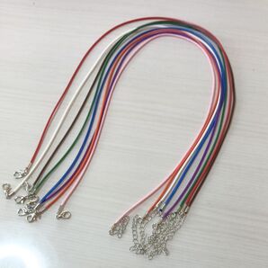 ネックレス紐 まとめ売り 8色セット 合皮