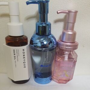 ヘアオイル3点セット HONEYQUE THERATIS &honey