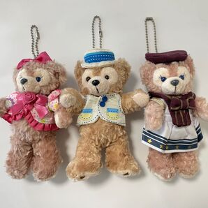 【新品・未使用】シェリーメイ ダッフィー ぬいぐるみバッジ 3体セット