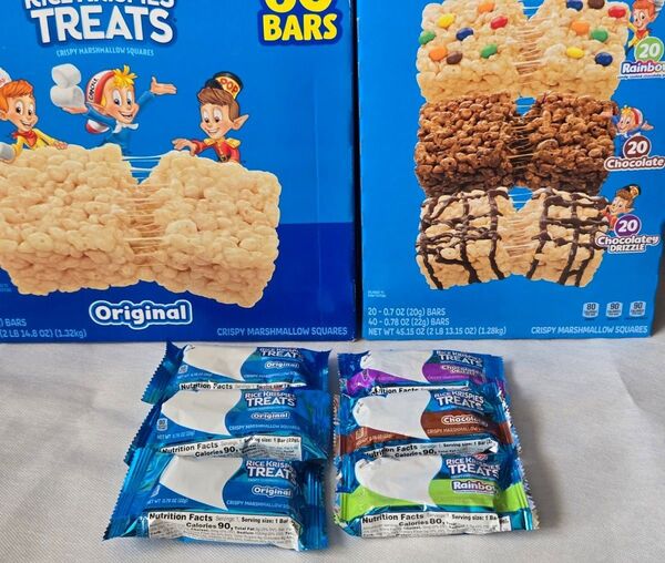 早い者勝ち♪入手困難Kellogg'sライスクリスピー6個お試しセット★4種類