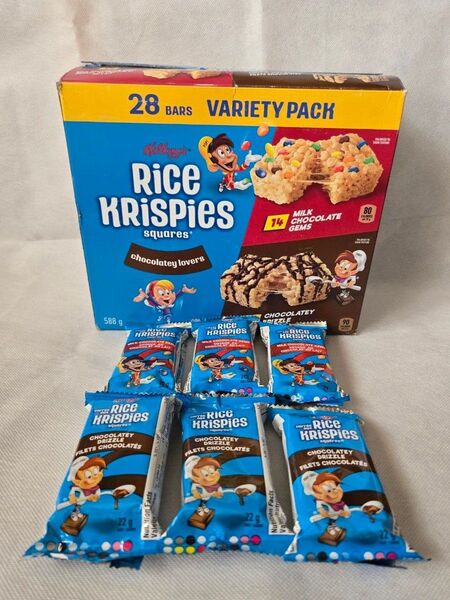 日本未発売★入手困難Kellogg'sライスクリスピー6個お試しセット★2種類