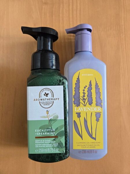 【新品】Bath&Bodyバスボディ ユーカリ ラベンダーハンドソープ2点セット リラックス効果 ストレスフリー