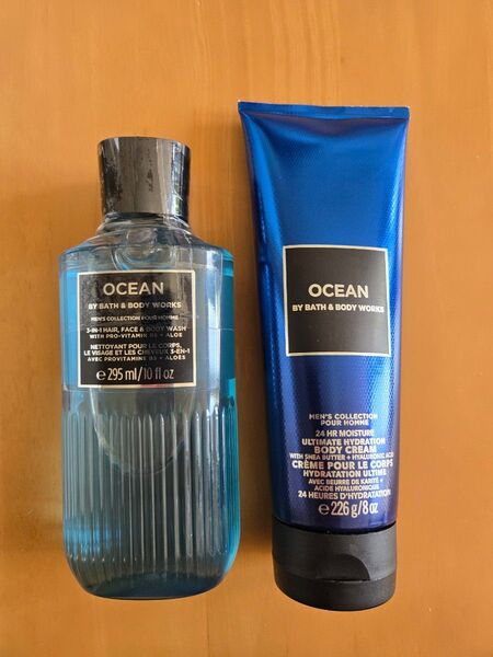 【新品】Bath&Bodyバスボディメンズ向けOCEAN2点セット ボディソープ