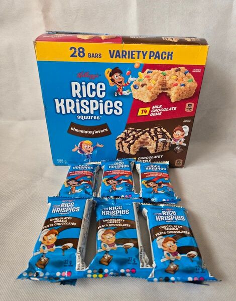 レア 日本未発売★入手困難Kellogg'sライスクリスピー6個お試しセット★ 個別包装 海外 お菓子 2種類 かわいいパッケージ