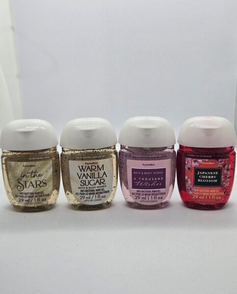 【新品】Bath&Bodyバスボディ★大人気の香りハンドサ二タイザー4点セット