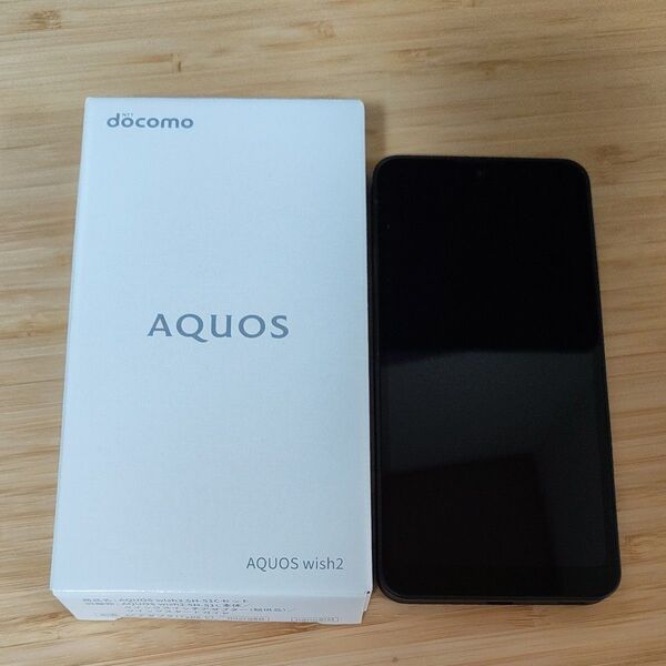 美品 AQUOS wish2 SH-51C docomo版 チャコール