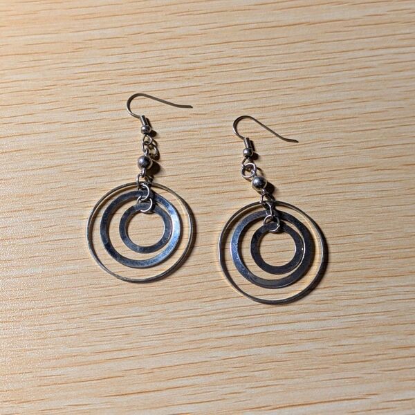 リングピアス フックピアス アクセサリー シルバー フック フック式 ピアス