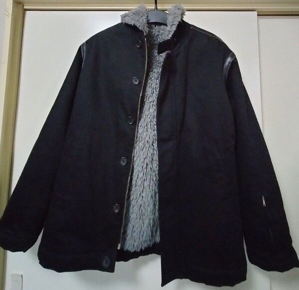 日本製 ソフネット SOPHNET. 裏ボアジャケットコート メンズ ブラック