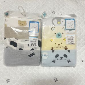 【新品未使用】 肌着 ベビー 95cm ロンパース 8枚組