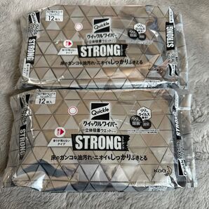 クイックルワイパー 立体吸着ウエットシート ストロング 2個セット