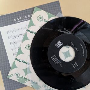 生れそこねた子供 / 瑞紗マリエ レコード盤 歌詞カード付き