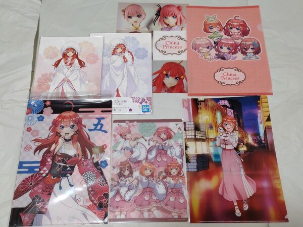 未使用有り 五等分の花嫁 桜巫女 下敷き クリアファイル イラストボード 計7枚セット