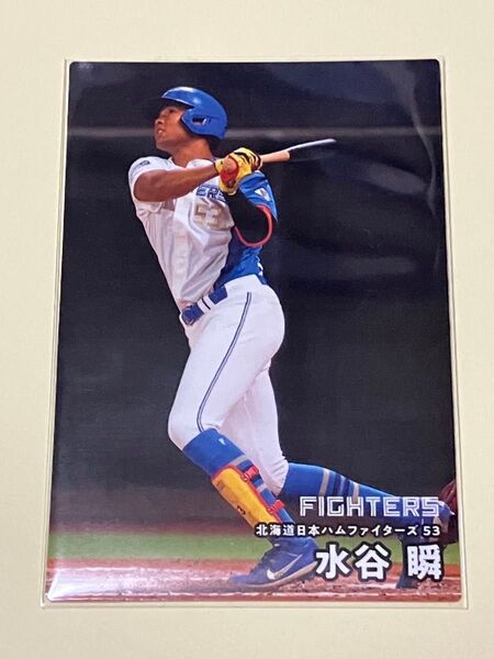 2025 プロ野球チップス 日ハム 水谷瞬 レギュラーカード