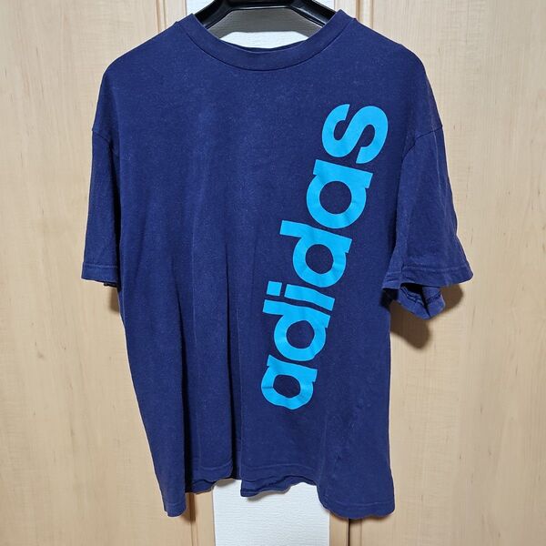 adidas Tシャツ ネイビー