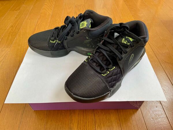 NIKE バスケットシューズ 26㎝ スニーカー レブロン ウィットネス 8 EP ブラック