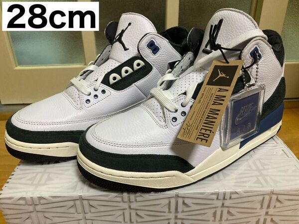 Nike SB Air Jordan 4 Retro SP "Summit White/Navy" 新品未使用 28cm