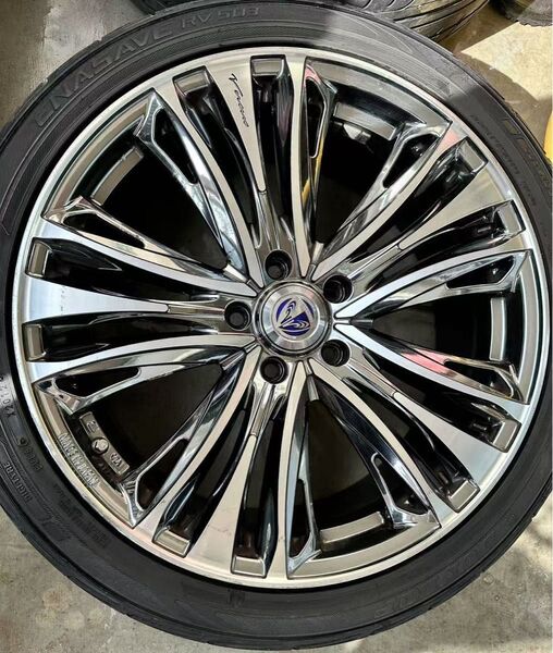 EANSA VEアルミホイール タイヤ 中古品 5穴 4本タイヤ大阪市浪速区お引き取り大歓迎送料別