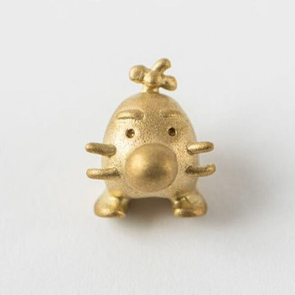 【新品】どせいさん 真鍮のピンブローチ MOTHER2