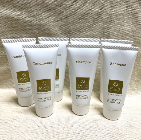 MIKIMOTO COSMETICS パールエレガンス シャンプーA 4コ・コンディショナーC 3コ 京都東急ホテル アメニティ