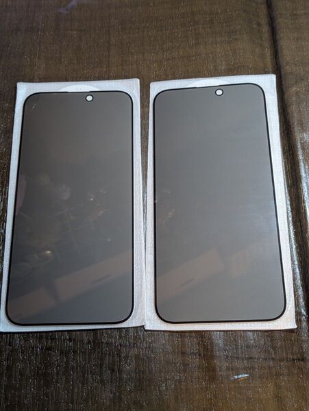 スマホ 画面保護ガラスフィルム 2枚セット iPhone15plus