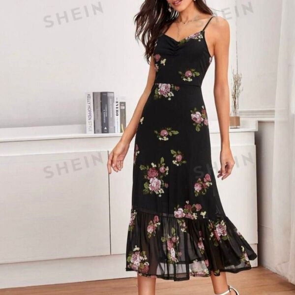 SHEIN LUNE シーイン ワンピース キャミドレス