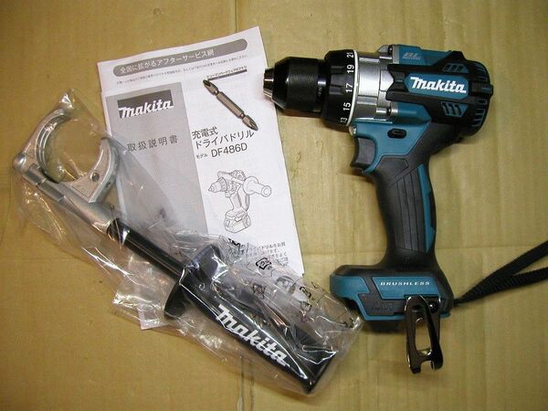 未使用 DF486D マキタ ドライバドリル ・・・・・・検(DF481D DF458D HP481D HP458D DF001G