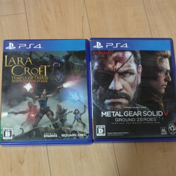 PS4ララ・クロフトテンプルオブオシリスとMGS5