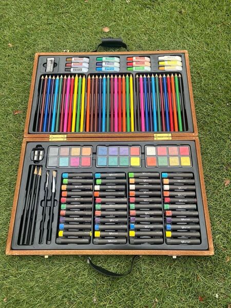 123artset 色鉛筆 クレヨン 絵具 美術 アートセット