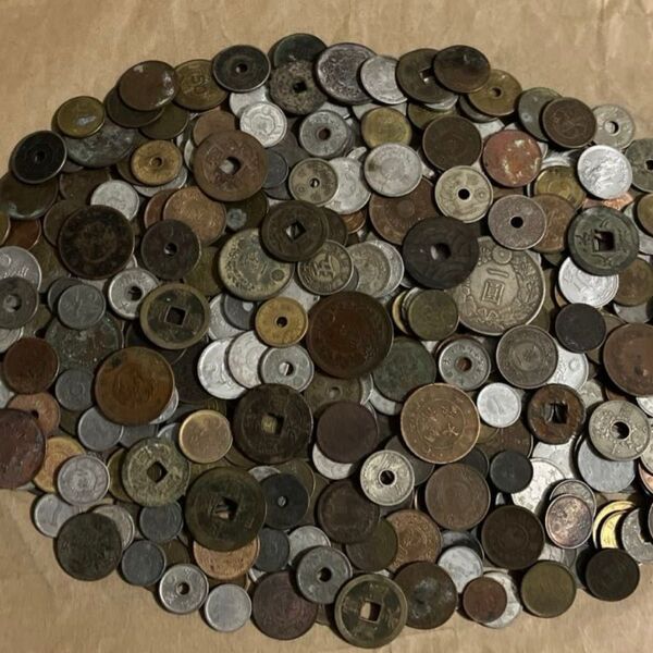古銭 旧貨幣 まとめ1kg超