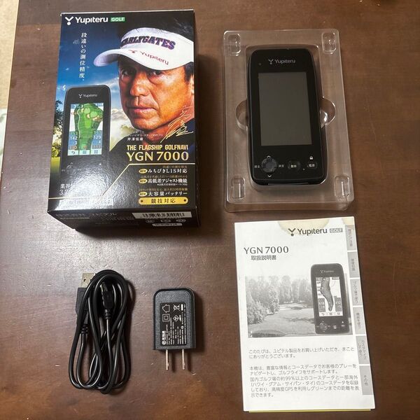 Yupiteru ゴルフナビ YGN7000 ブラック 中古
