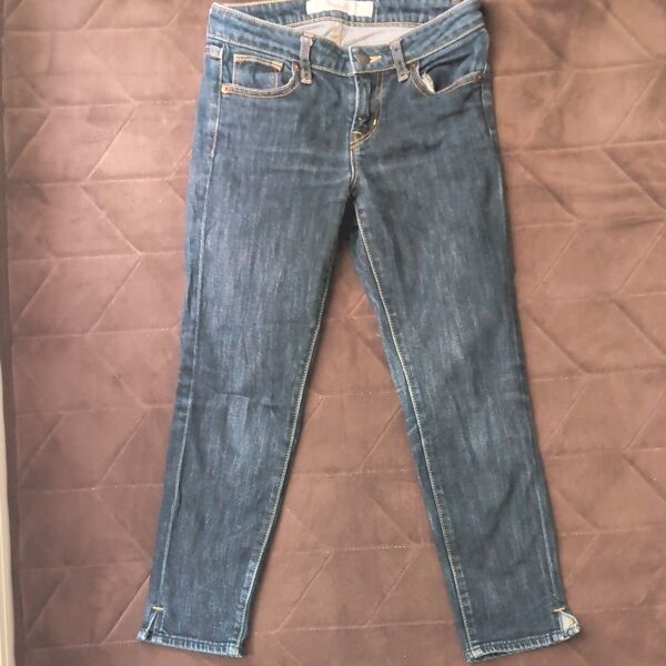 UNIQLO ユニクロ ブルー デニムパンツ ジーンズ 56cm 22inch レディース スキニーフィット SkinnyFit