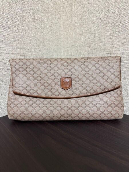 CELINE セリーヌ マカダム柄 クラッチバッグ ヴィンテージ