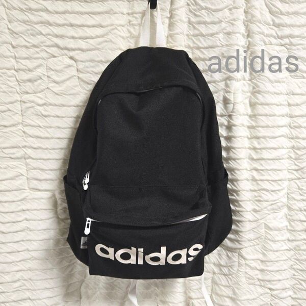 adidas リュック ブラック ホワイト