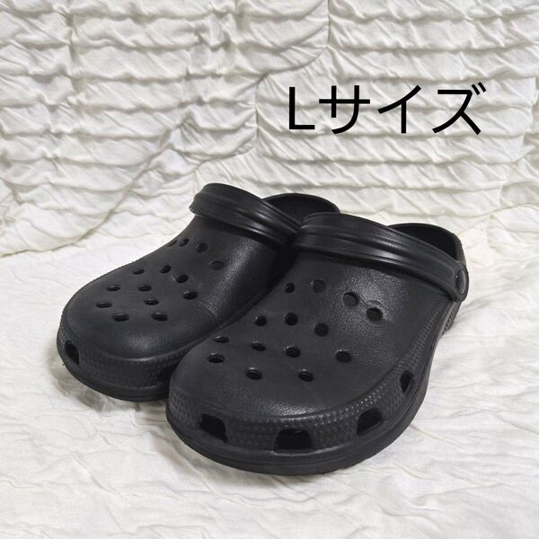 クロッグ クロックス サンダル L ブラック