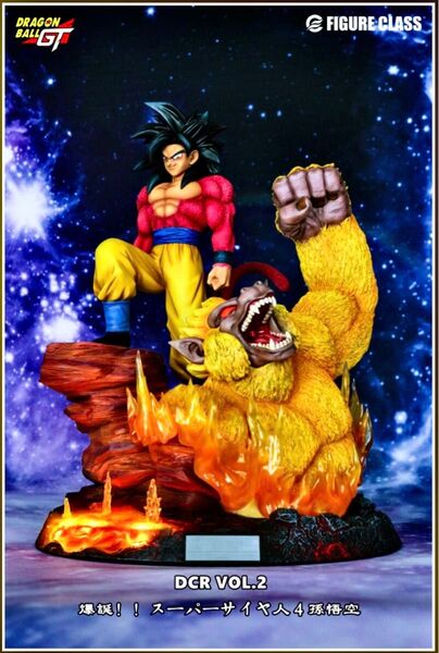 ドラゴンボール 超サイヤ人4 孫悟空 黄金大猿 スタチュー フィギュア ガレージキット