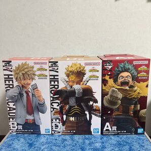 一番くじ 僕のヒーローアカデミア 紡ぐ力 A賞 緑谷出久 B賞 爆豪克己 D賞 ホークス フィギュア