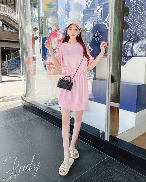 ショルダーレースワンピース/Rady