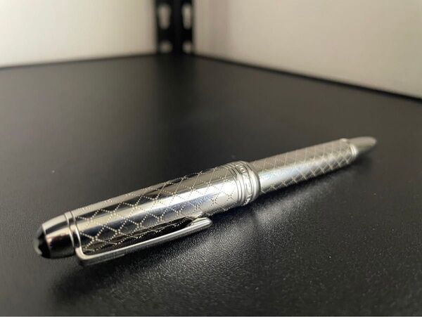 モンブラン MONTBLANC 万年筆 シルバー 18K マイスターシュテック ソリテール