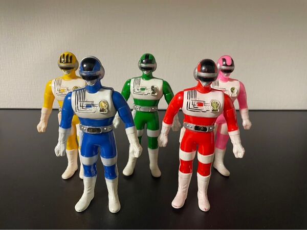 超電子バイオマン バイオクロス ファイブセット ソフビ フィギュア