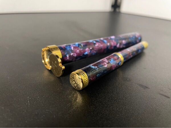 WATERMAN ウォーターマン 万年筆 筆記用具 ゴールド ペン先 18K M レディアガサ
