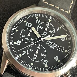 SEIKO セイコー 腕時計 パルサー PULSAR vd57-x150 イギリス空軍 民生 ミリタリーウォッチ