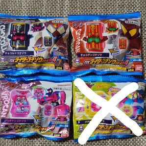仮面ライダーガヴ DXライダーゴチゾウシリーズ04 3種 チョコダン チョコルド バクキャン ブルキャン
