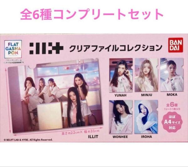 ILLIT クリアファイルコレクション 全6種コンプリートセット