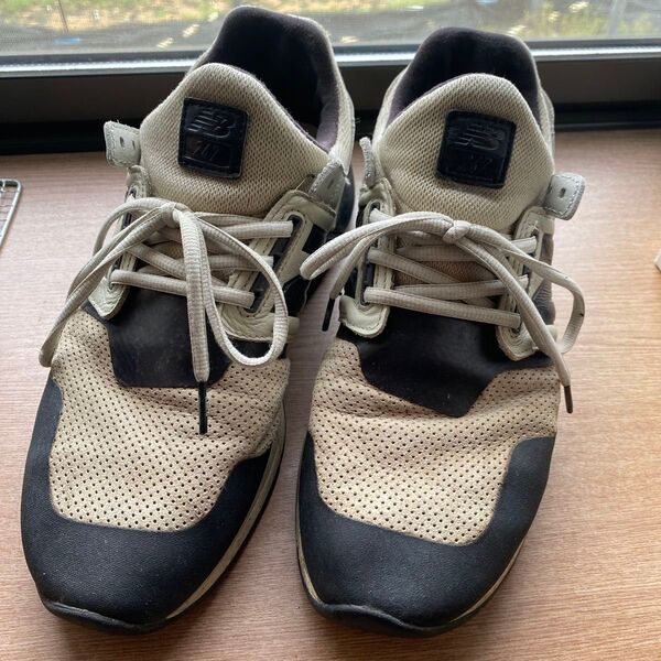 Nハリウッド×New Balance MS247 ベージュ系 スニーカー 27.5cm