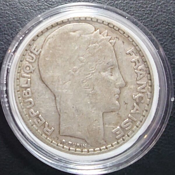 1931年 フランス銀貨 10フラン マリアンヌ銀貨 silver680 トーン