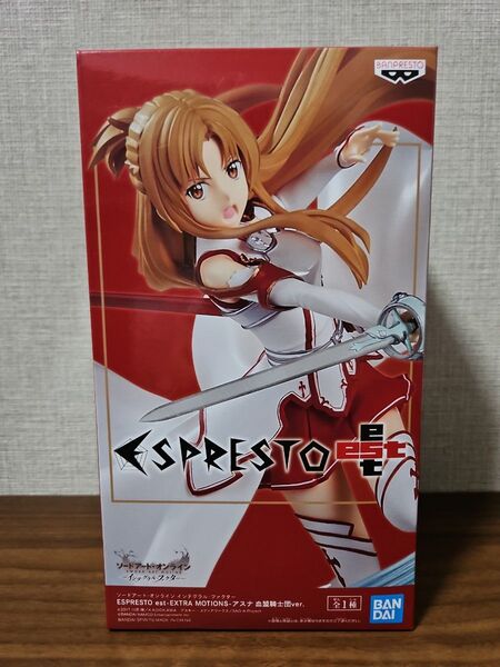 SAO ソードアートオンライン ESPRESTO アスナ 血盟騎士団ver. フィギュア